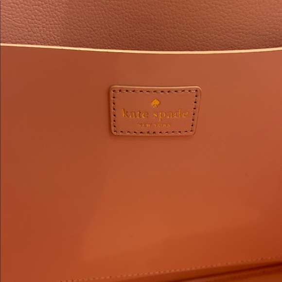 kate spade Glossy Red Scallop-Edge Tote - Picture 7 of 7